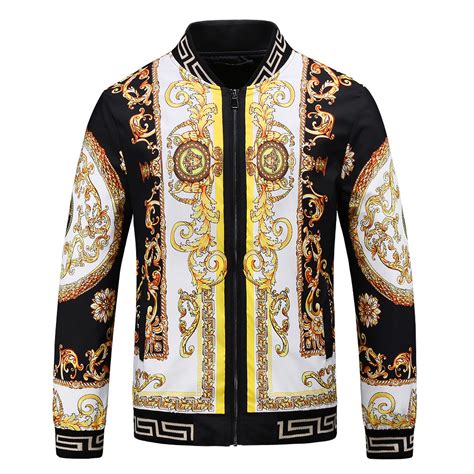 versace jasje heren|Men's Luxury and Designer Jackets & Coats .